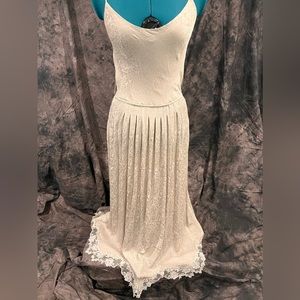 Carol Perez Neman Markus 💯 silk spaghetti strap dress